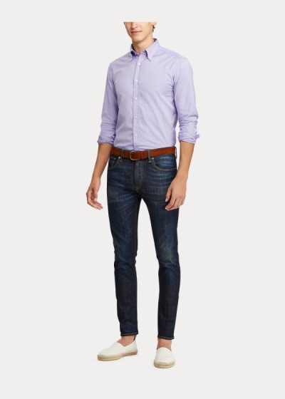 Ralph Lauren Washed Oxford Skjorte Herre Danmark (DLHFR0516)